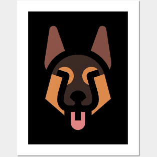 German shepherd Posters and Art